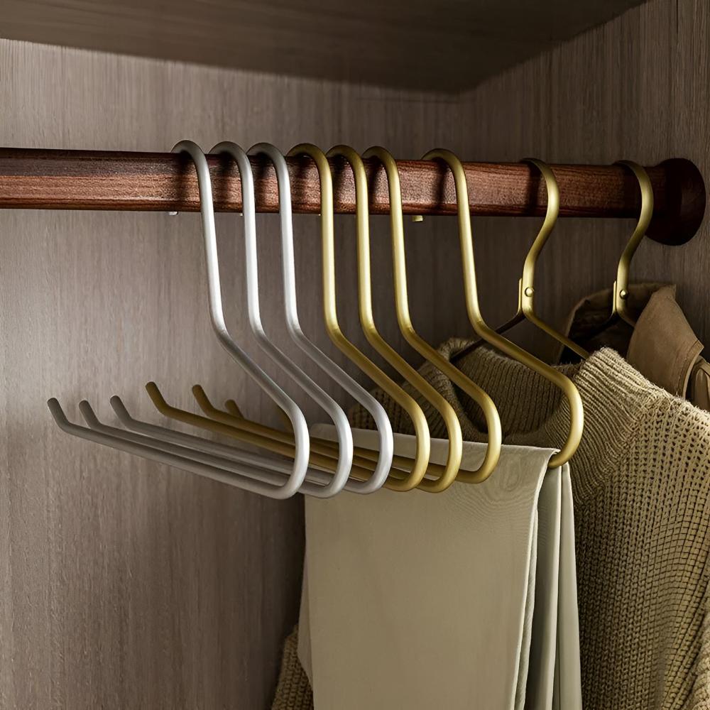 Minimalistische Metalen Kledinghangers | 5 Stuks