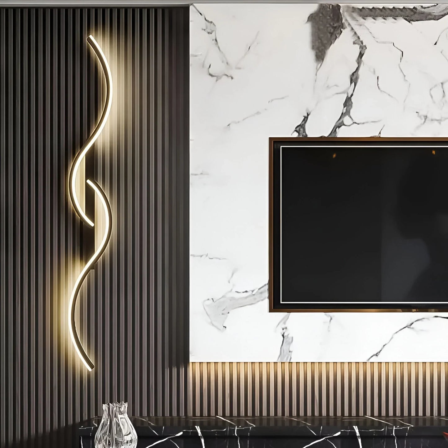Moderne Gebogen Wandlamp voor Binnenverlichting