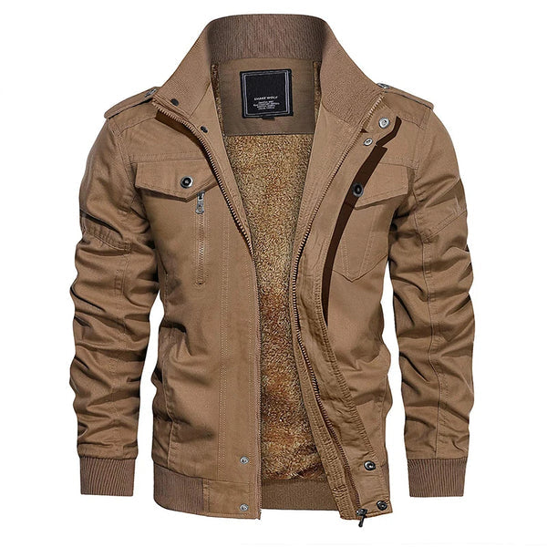 Moderne Lange Mouwen Aviator Jas