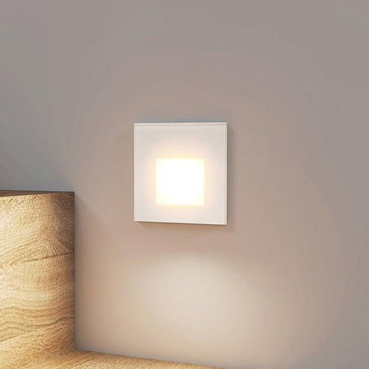 Moderne led-inbouwwandlamp met aluminium frame – Stijlvolle verlichting voor gangen en trappen