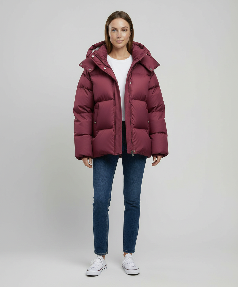 Moderne pufferjas voor dames