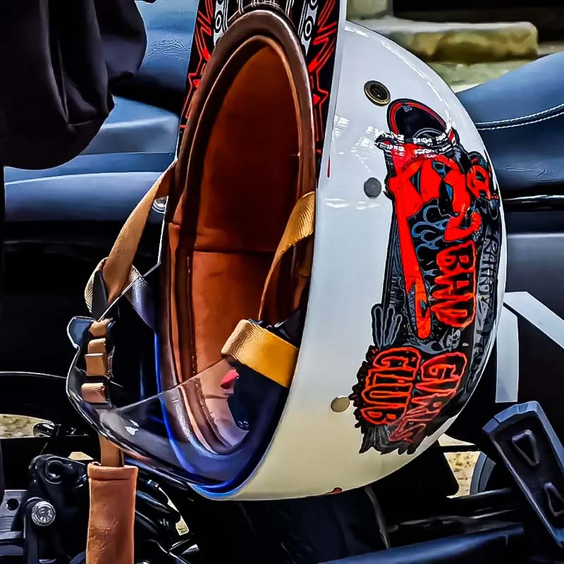 Motorfiets Honkbalhelm - DOT Goedgekeurd
