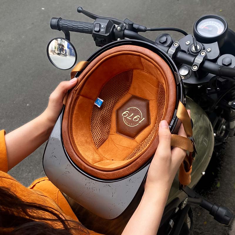 Motorfiets Honkbalhelm - DOT Goedgekeurd