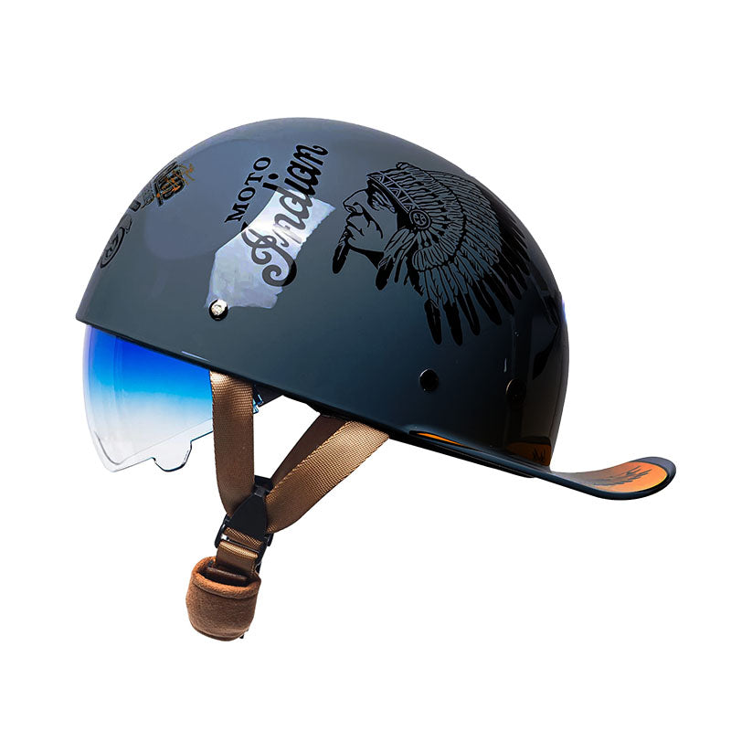 Motorfiets Honkbalhelm - DOT Goedgekeurd