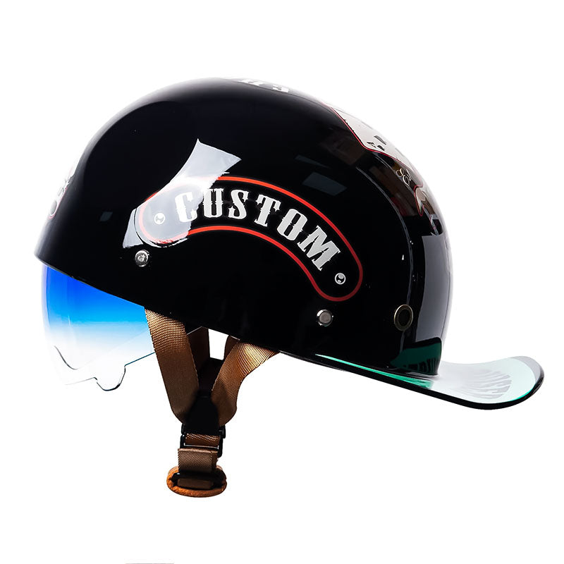 Motorfiets Honkbalhelm - DOT Goedgekeurd