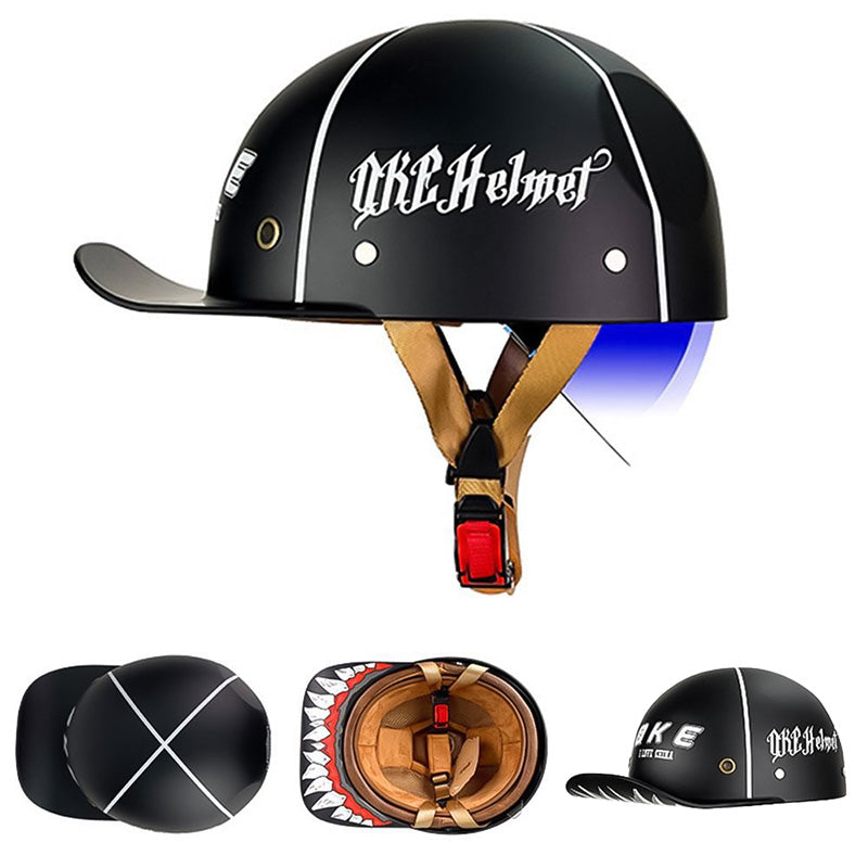 Motorfiets Honkbalhelm - DOT Goedgekeurd