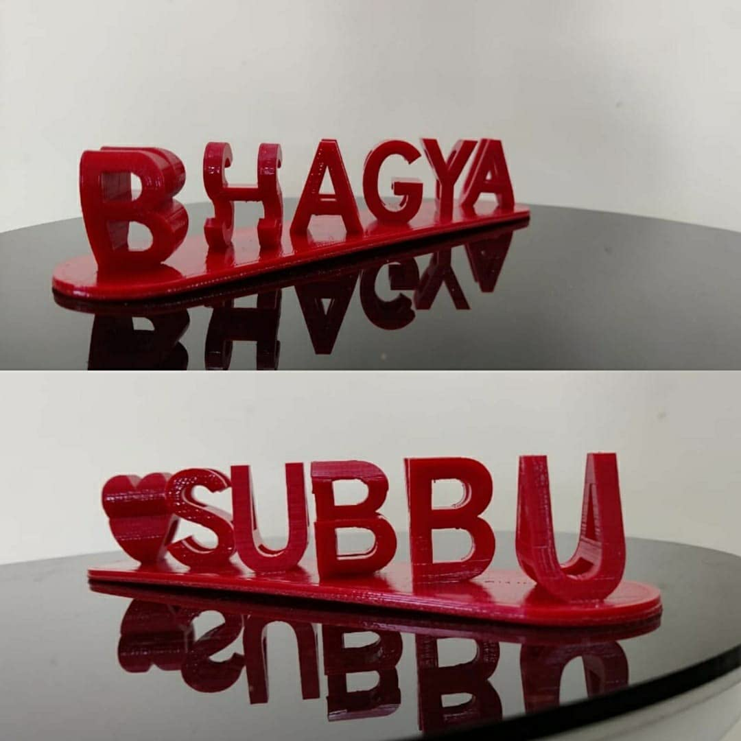 NameFusion | Hiermee kun je twee namen combineren tot een enkele elegante en gepersonaliseerde plaquette.