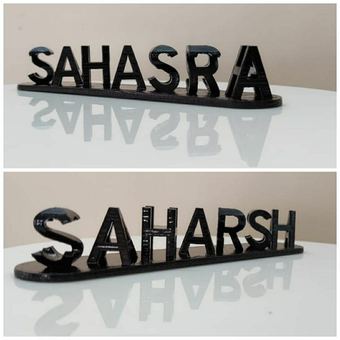NameFusion | Hiermee kun je twee namen combineren tot een enkele elegante en gepersonaliseerde plaquette.