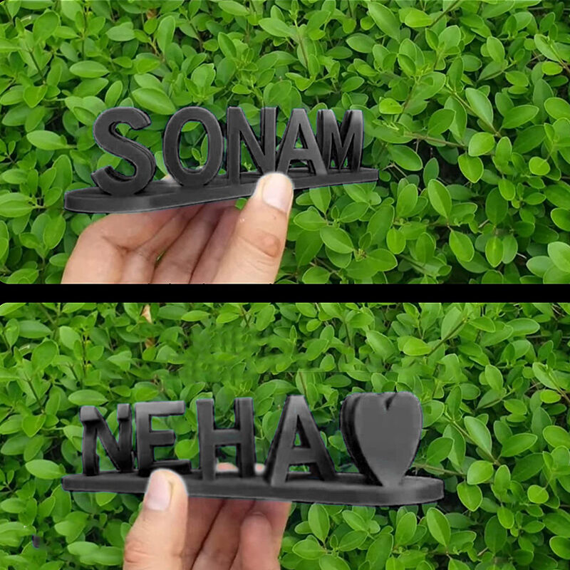 NameFusion | Hiermee kun je twee namen combineren tot een enkele elegante en gepersonaliseerde plaquette.