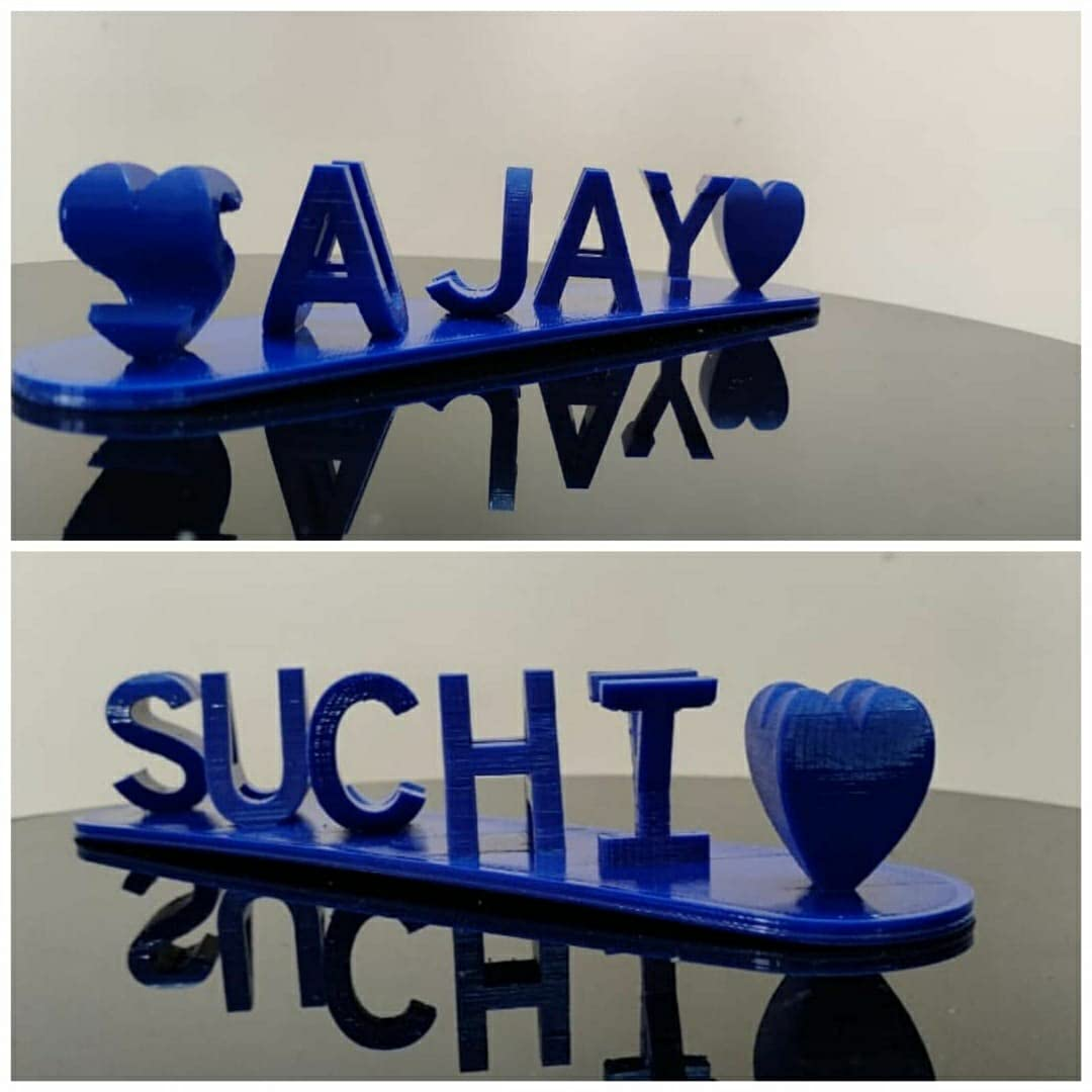 NameFusion | Hiermee kun je twee namen combineren tot een enkele elegante en gepersonaliseerde plaquette.