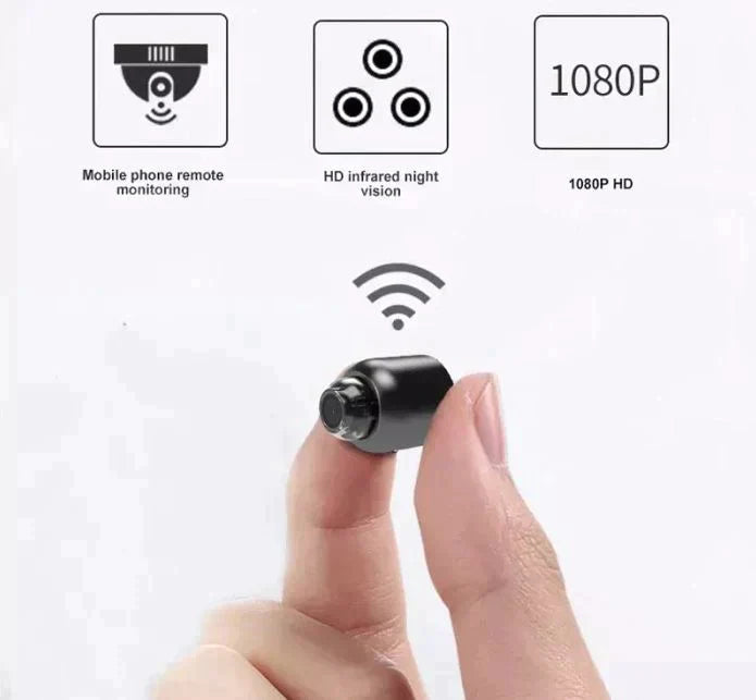 NanoCam | Compacte WiFi Beveiligingscamera met Nachtzicht