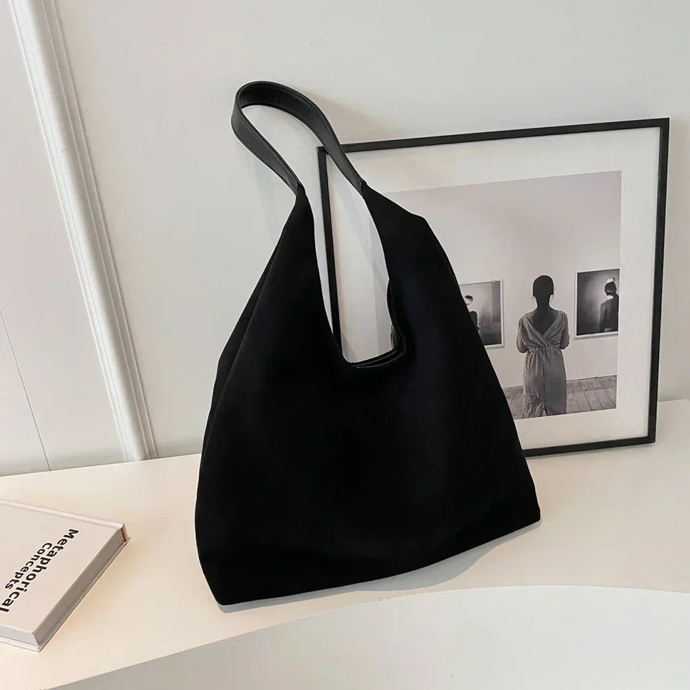 Natuurlijke Suède Tote Bag