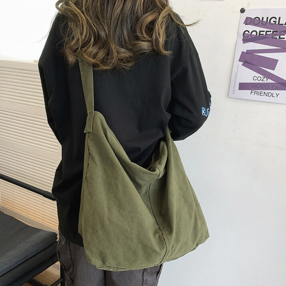 Noa - Canvas schoudertas, praktisch en elegant