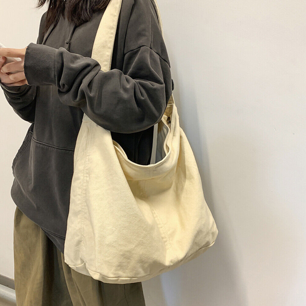 Noa - Canvas schoudertas, praktisch en elegant