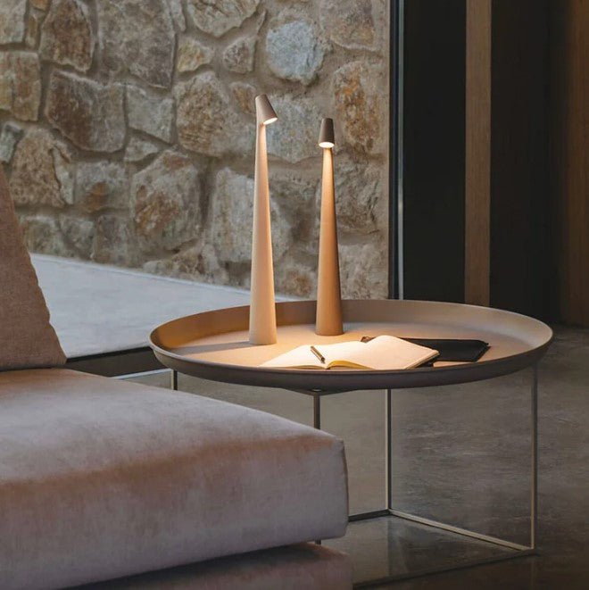 Noordse Minimalistische Ontwerp Sfeerlamp | Draadloos | LED | Leeslamp | Dinerlamp