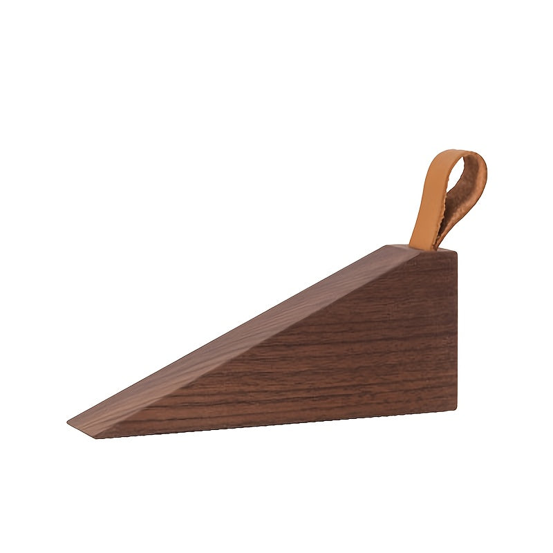 NordGrip - Deurstopper van Massief Hout – Minimalistische Scandinavische Antislip Wig