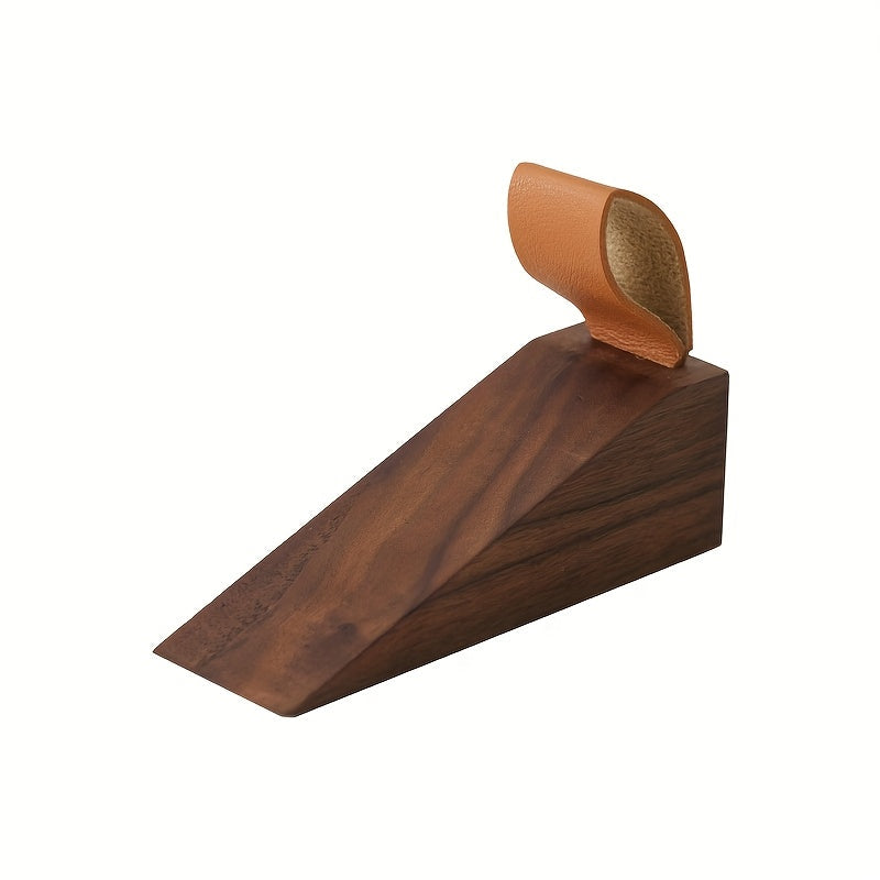 NordGrip - Deurstopper van Massief Hout – Minimalistische Scandinavische Antislip Wig