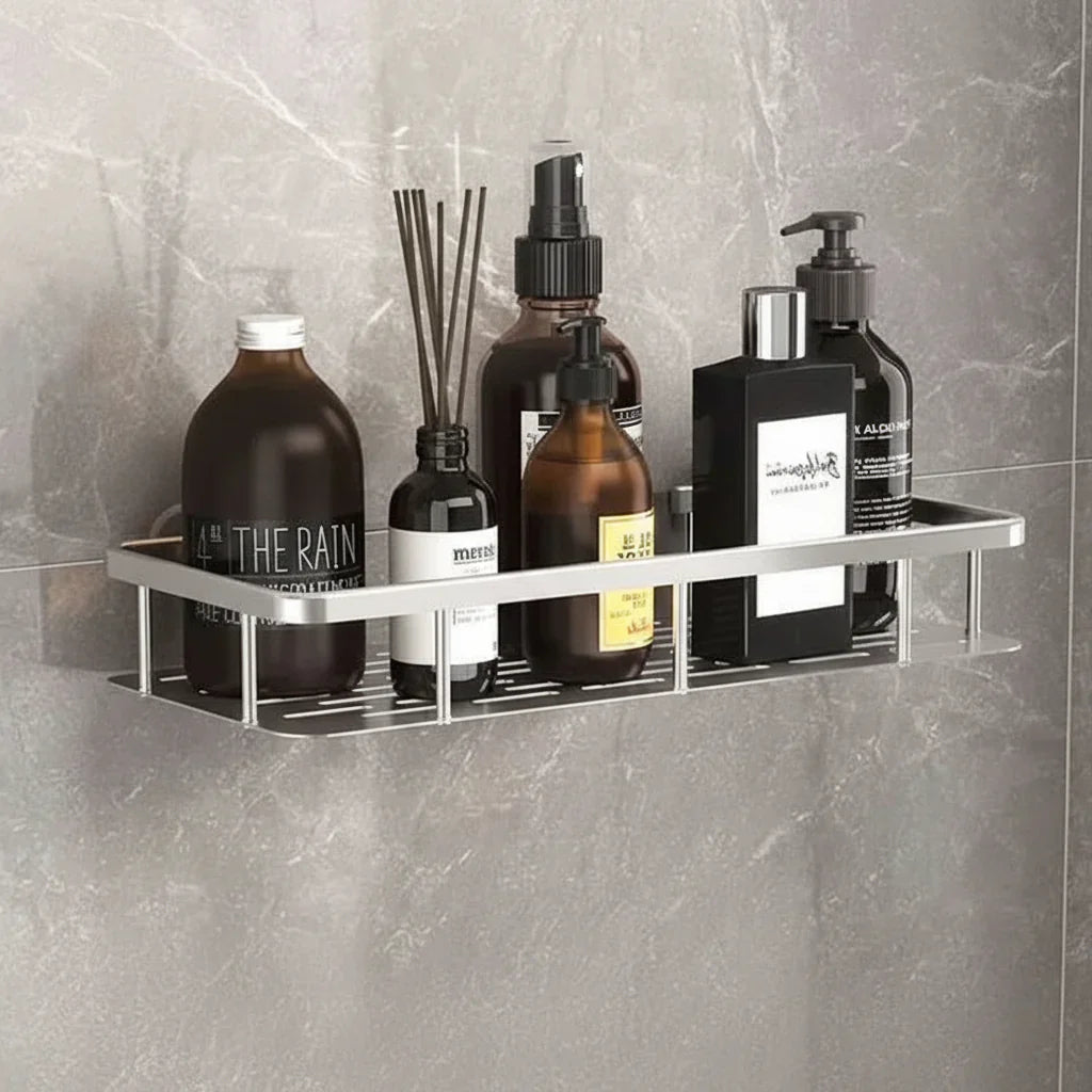 NORDICSHELF - Plank met Lijm voor de Badkamer – Boorvrij & Stijlvol voor Elke Badkamer