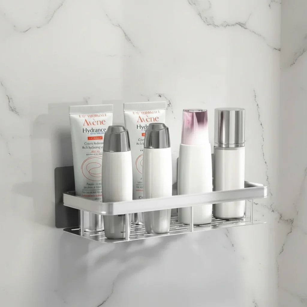 NORDICSHELF - Plank met Lijm voor de Badkamer – Boorvrij & Stijlvol voor Elke Badkamer