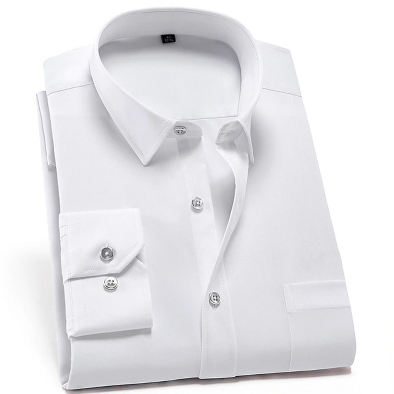 NovaFlex | Heren strijkvrije stretchshirt - Herfsteditie