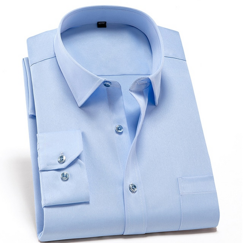 NovaFlex | Heren strijkvrije stretchshirt - Herfsteditie