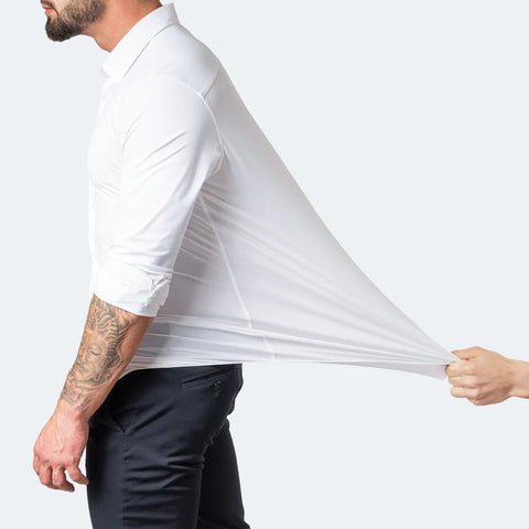 NovaFlex | Heren strijkvrije stretchshirt - Herfsteditie