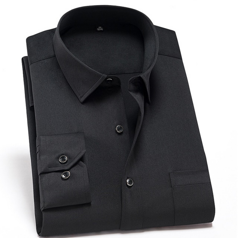 NovaFlex | Heren strijkvrije stretchshirt - Herfsteditie