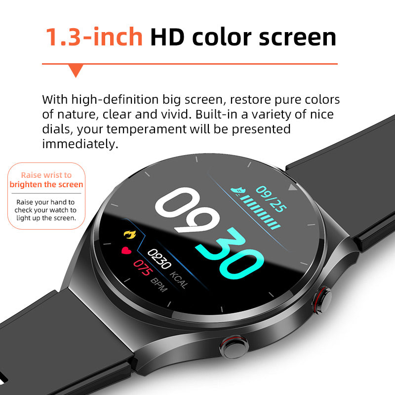 One-Click Bloedglucose | Bloedglucose Bloeddruk ECG | ECG HRV Hartslagmonitor Gezondheid Slimme Horloge