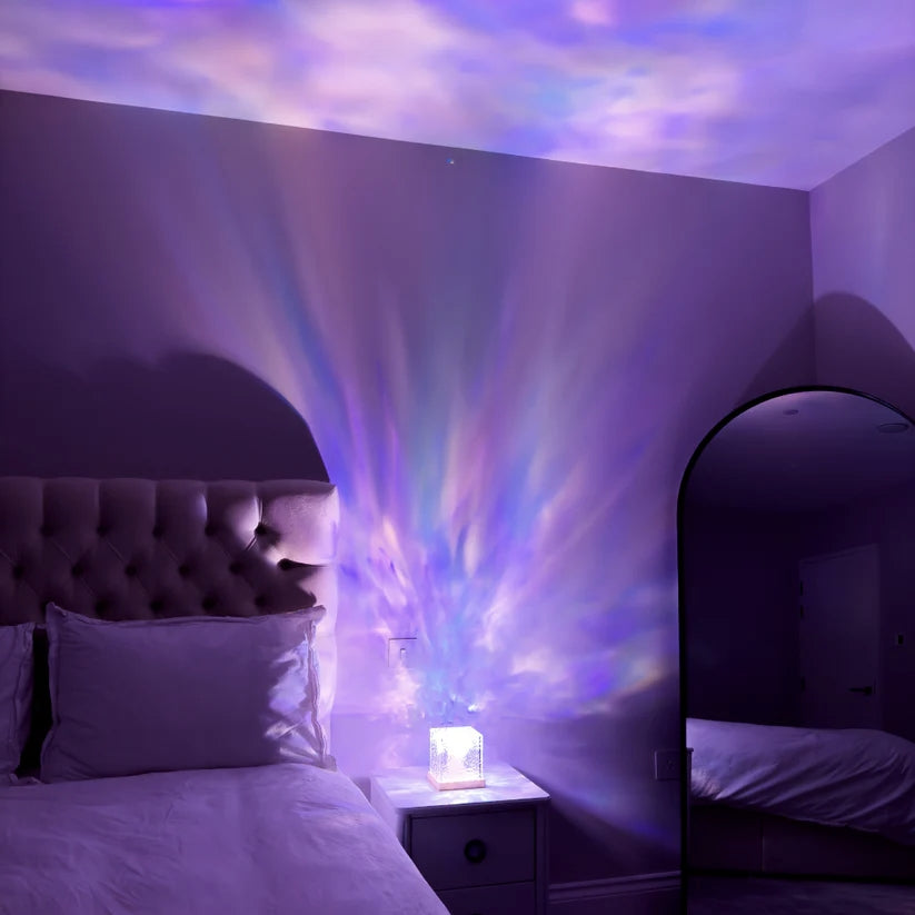 Ontspanningslamp LumaZen – Rustgevende Ambient Verlichting, Golf Effect en Kleuren voor Slaap en Sereniteit
