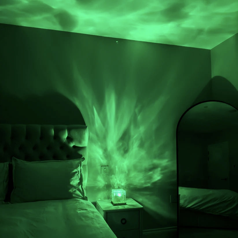 Ontspanningslamp LumaZen – Rustgevende Ambient Verlichting, Golf Effect en Kleuren voor Slaap en Sereniteit