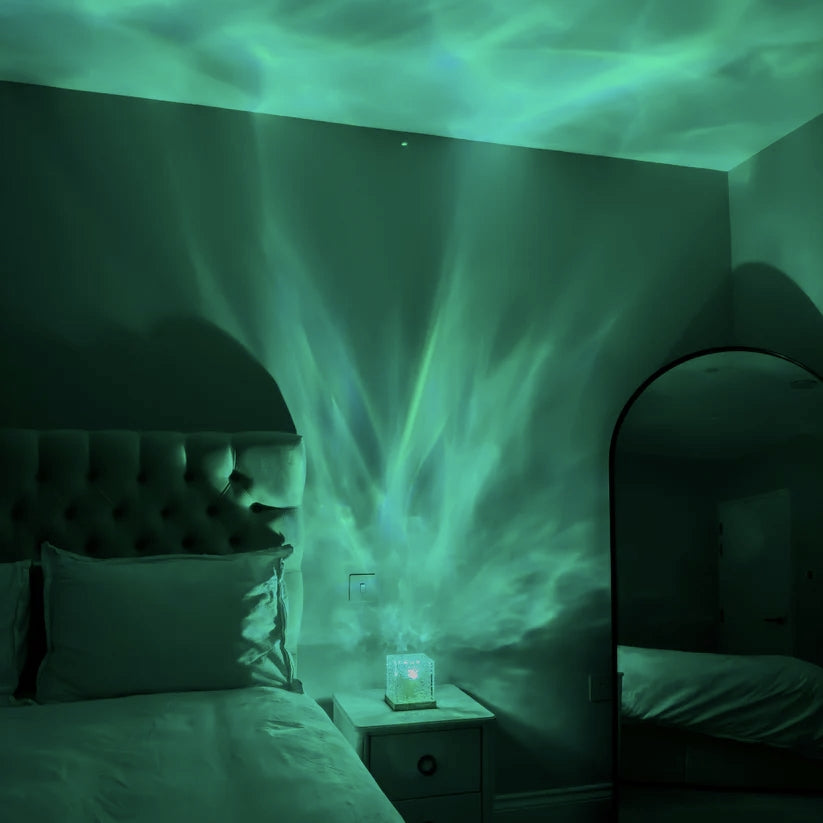 Ontspanningslamp LumaZen – Rustgevende Ambient Verlichting, Golf Effect en Kleuren voor Slaap en Sereniteit