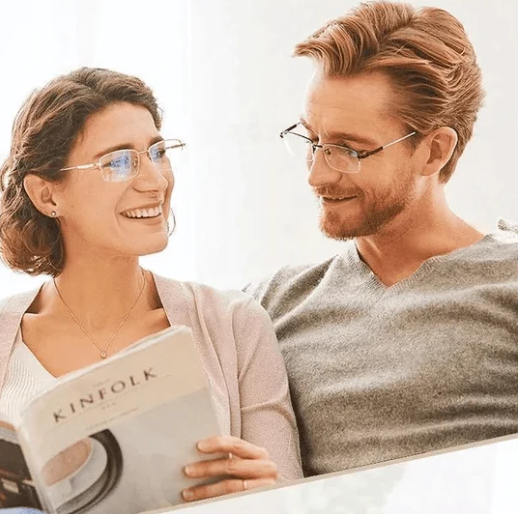 Opti Clear Blauw Licht Brillen | Duurzaam, Lichtgewicht en Perfect voor Presbyopie Correctie.