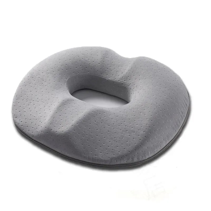 OrthoRelax | Geheugen Schuim Zitkussen | Verlichting voor het Stuitbeen & Rug | Ergonomisch & Comfortabel