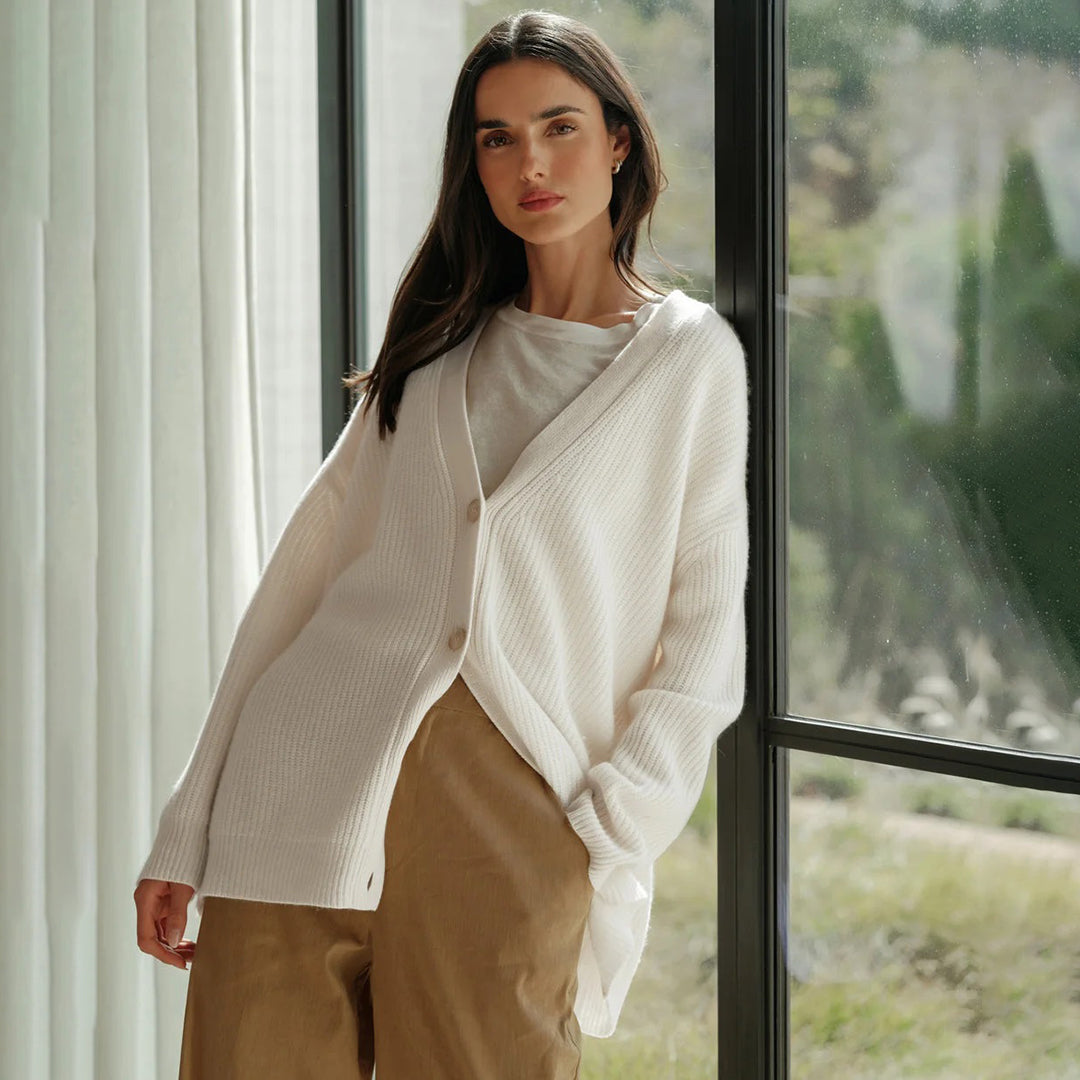 Oversized cardigan van puur kasjmier | Perfect voor de herfst