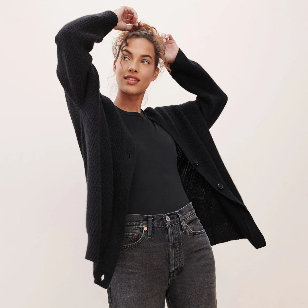 Oversized cardigan van puur kasjmier | Perfect voor de herfst