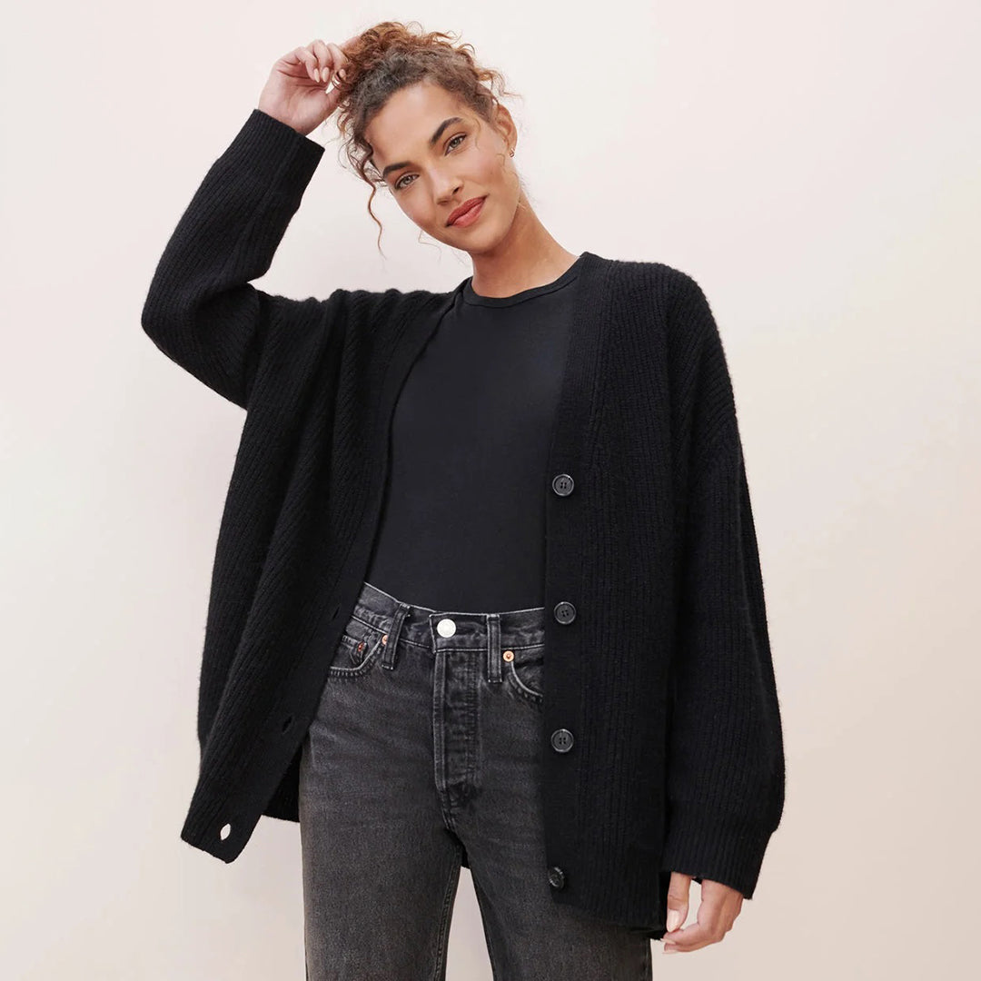 Oversized cardigan van puur kasjmier | Perfect voor de herfst