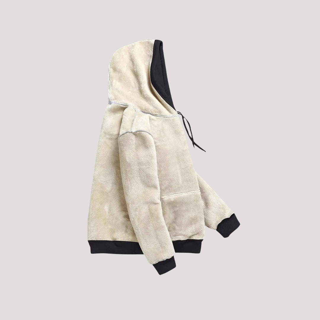 Oversized dameshoodie met fleecevoering en kangoeroezak