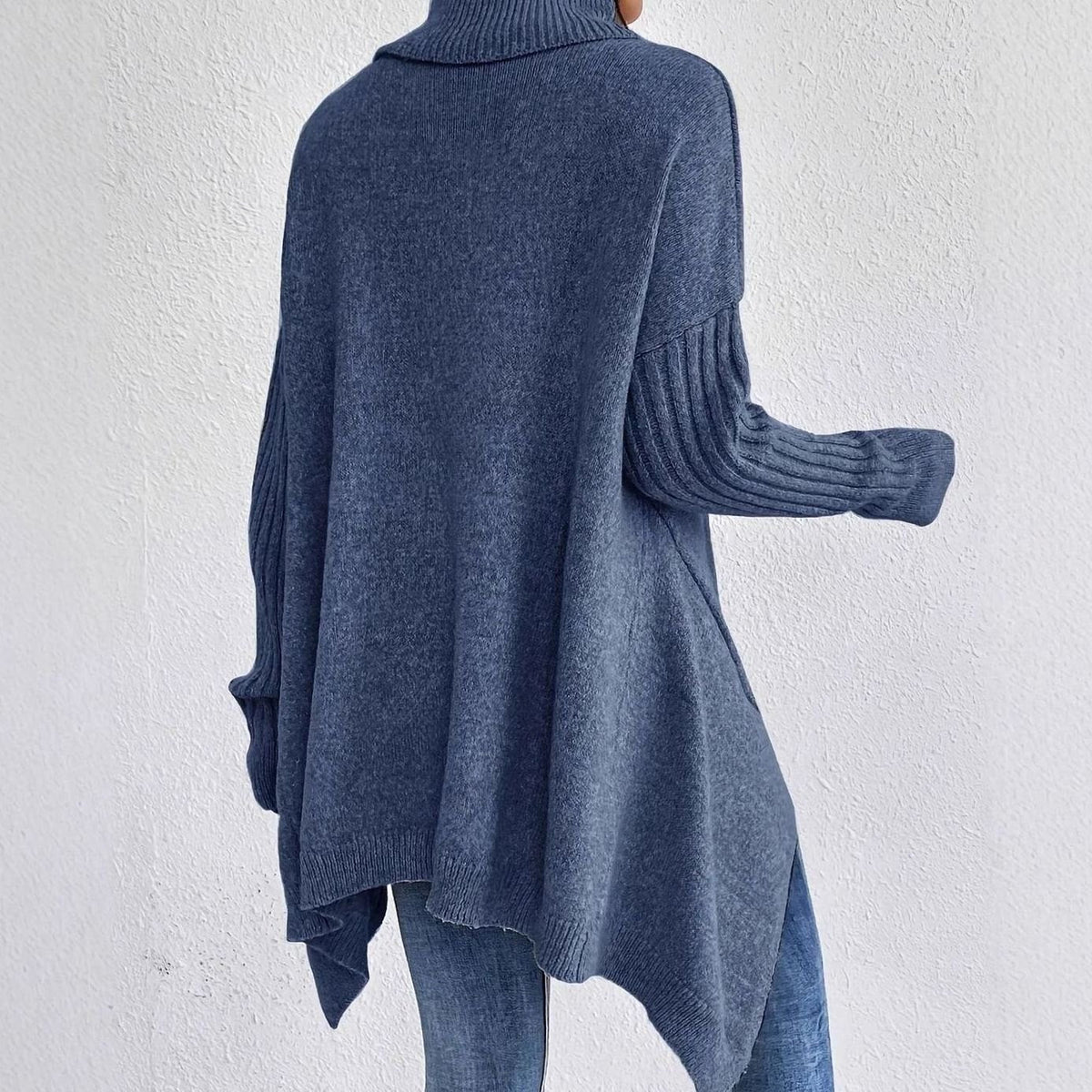 Oversized kasjmier coltrui voor dames