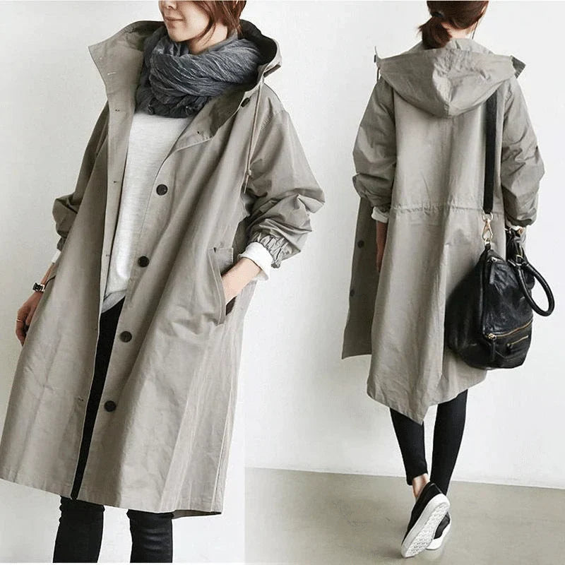 Oversized waterdichte windjas – Licht, praktisch en elegant