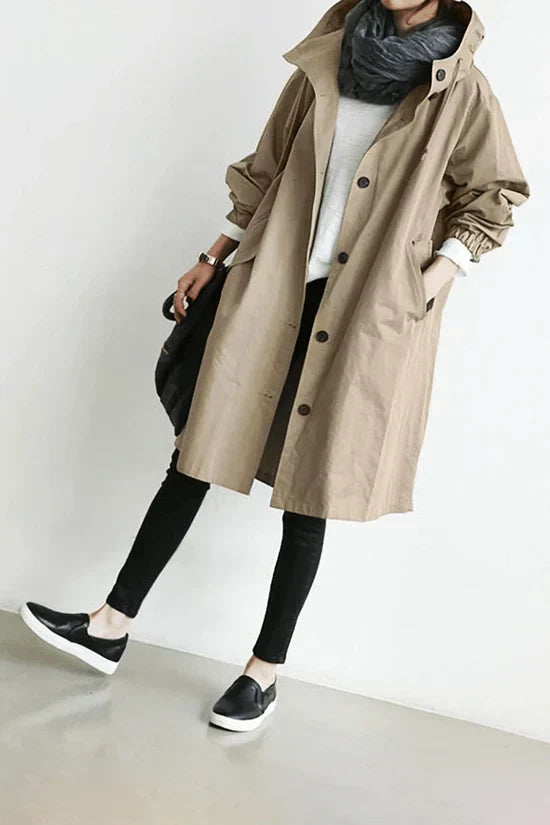 Oversized waterdichte windjas – Licht, praktisch en elegant