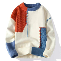 Patchwork trui