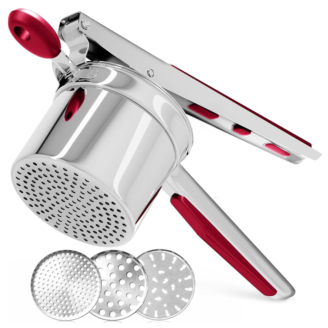 Perfecte Aardappelpuree: Zware RVS Aardappelstamper