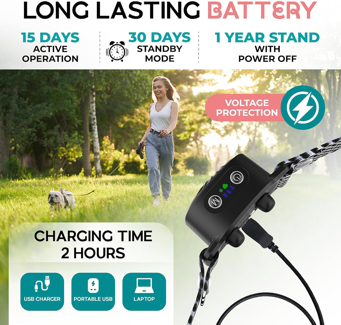 PetSilence Anti-Bark Halsband – Zachte en Effectieve Oplossing voor Kleine Honden