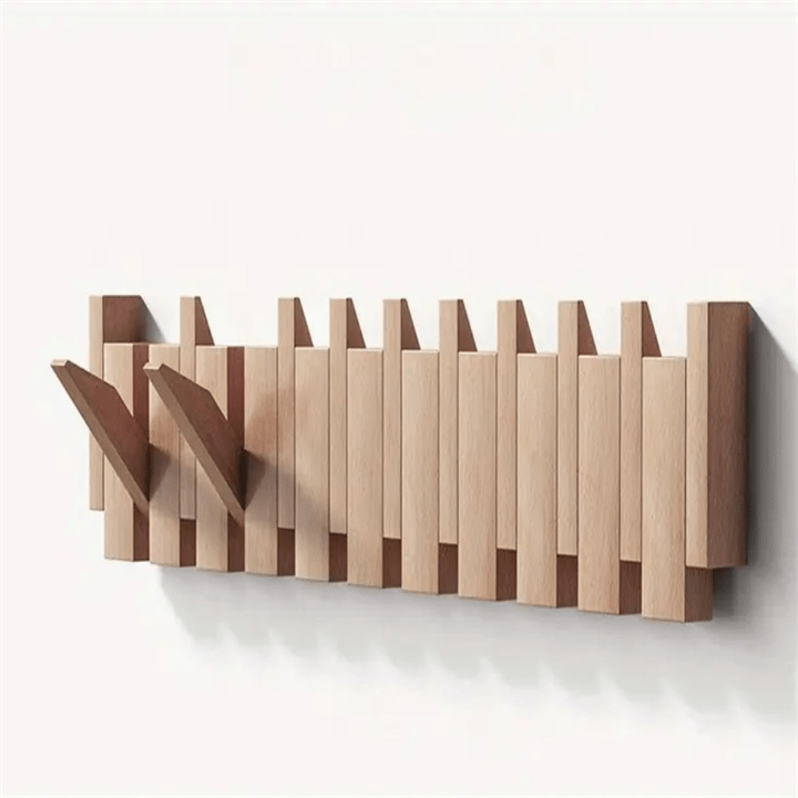 PIANOWOOD – Handgemaakte Wandkapstok in Piano-stijl