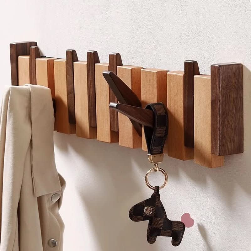 PIANOWOOD – Handgemaakte Wandkapstok in Piano-stijl