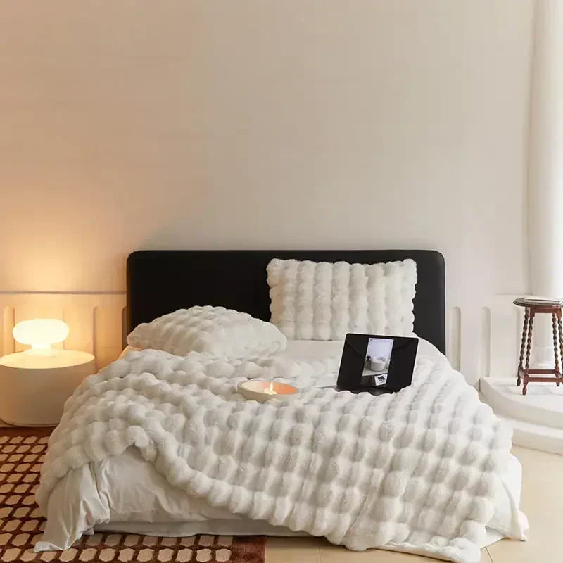 Plaid WarmWol – Ultra-Zachte Fleece Deken, Uitzonderlijke Warmte voor Alle Seizoenen