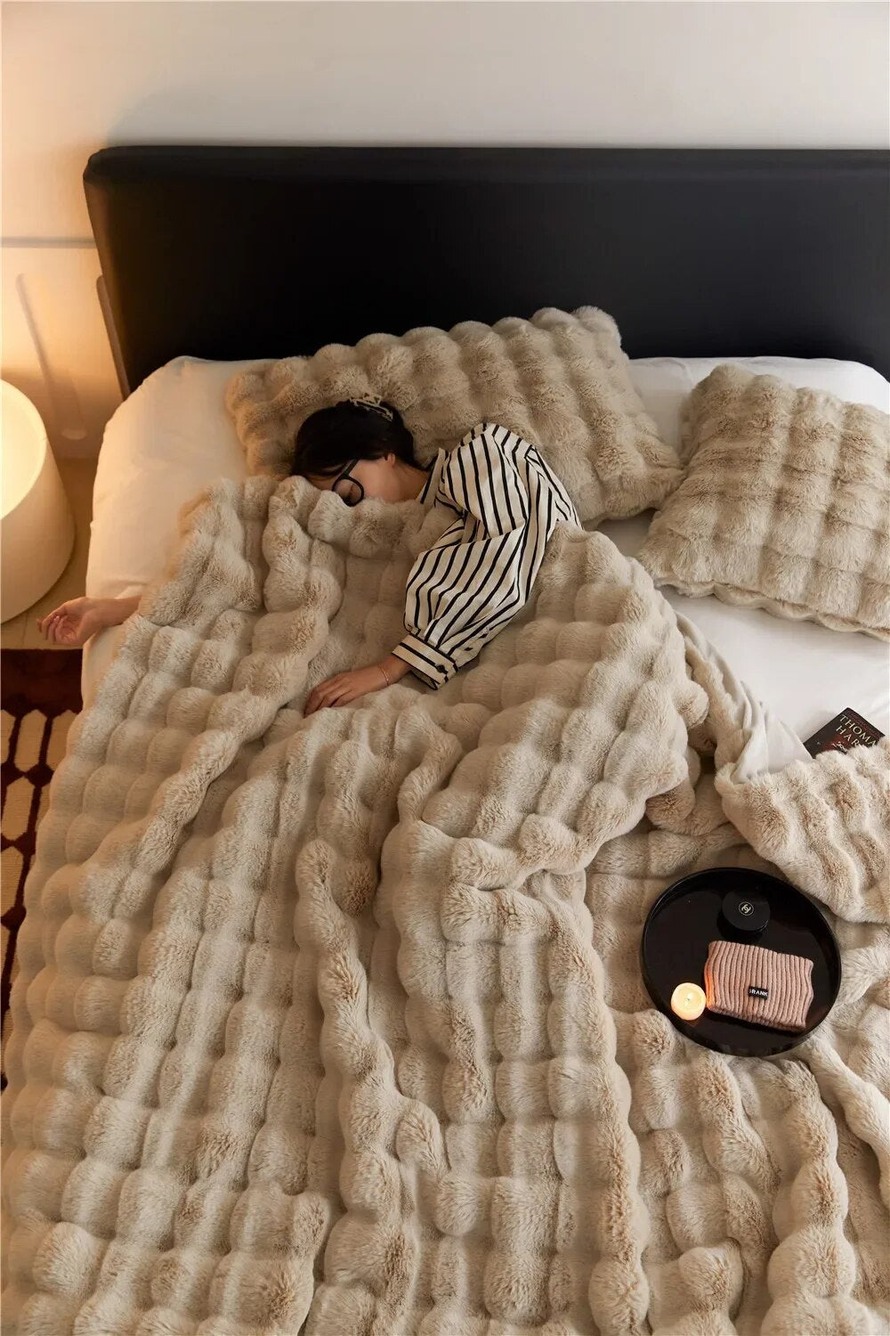 Plaid WarmWol – Ultra-Zachte Fleece Deken, Uitzonderlijke Warmte voor Alle Seizoenen