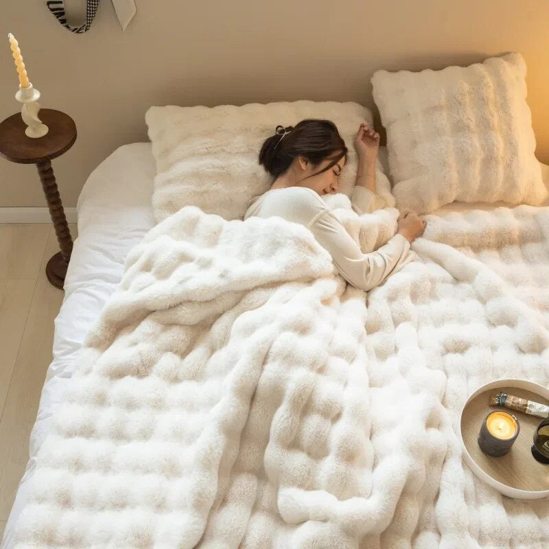 Plaid WarmWol – Ultra-Zachte Fleece Deken, Uitzonderlijke Warmte voor Alle Seizoenen