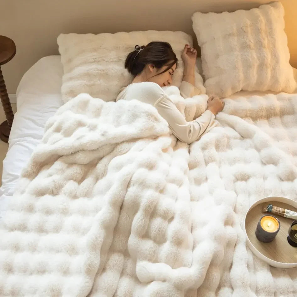 Plaid WarmWol – Ultra-Zachte Fleece Deken, Uitzonderlijke Warmte voor Alle Seizoenen