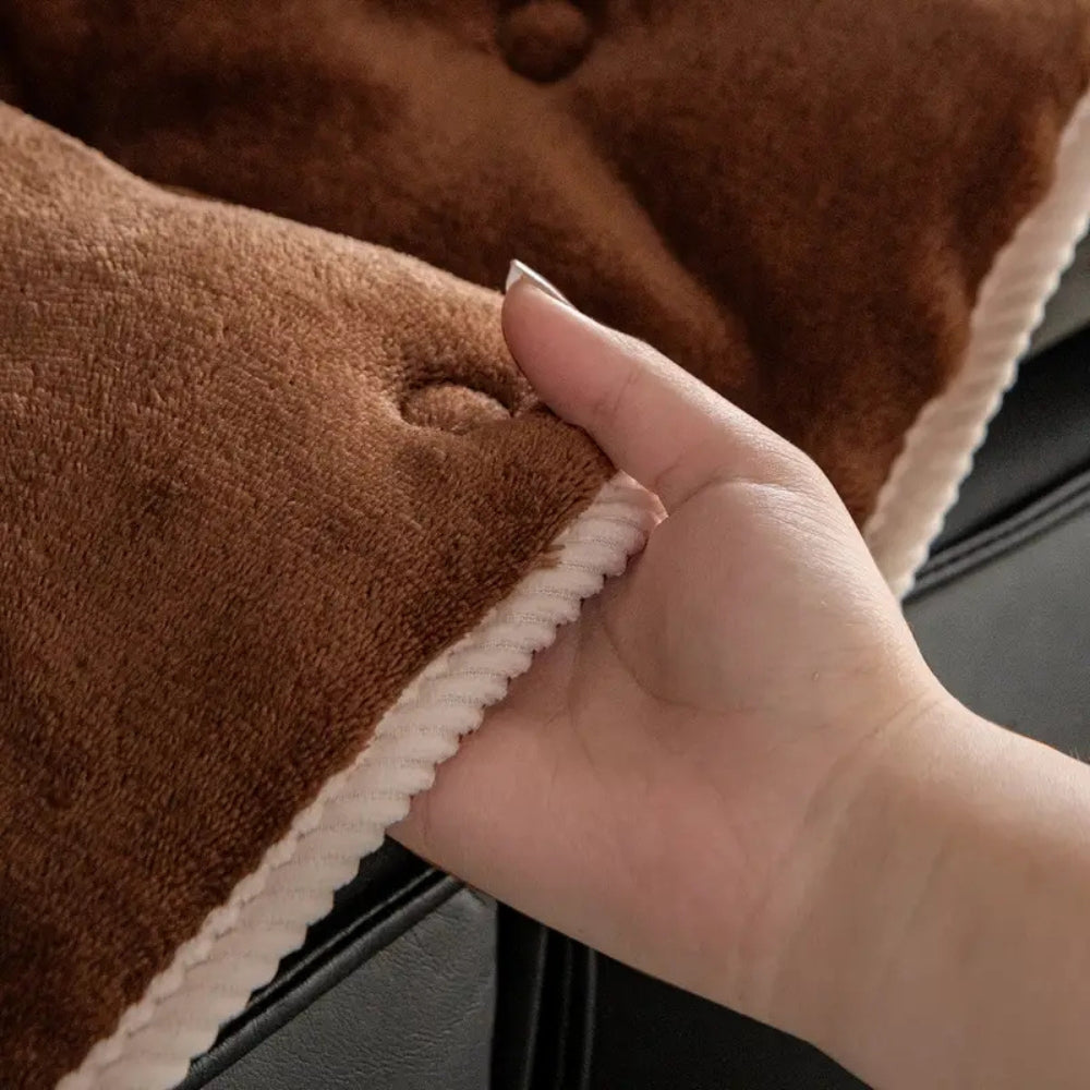 Pluche Knop-Tufted Bankhoes